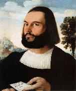Jan van Scorel Portrait of a Man of Thirty oil painting artist